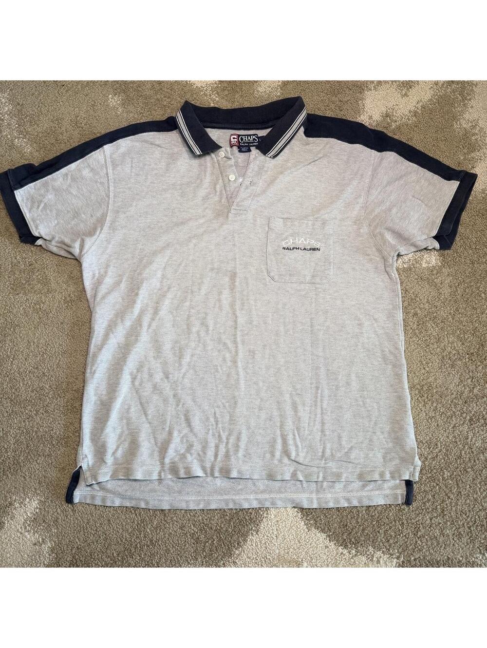🦅 VINTAGE 90s CHAPS RALPH LAUREN COLORBLOCK POLO